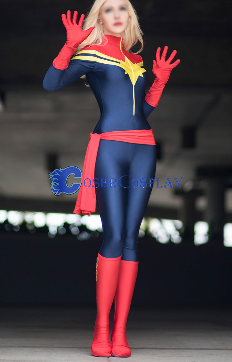 Captain Marvel Sexy Halloween Costumes For Women